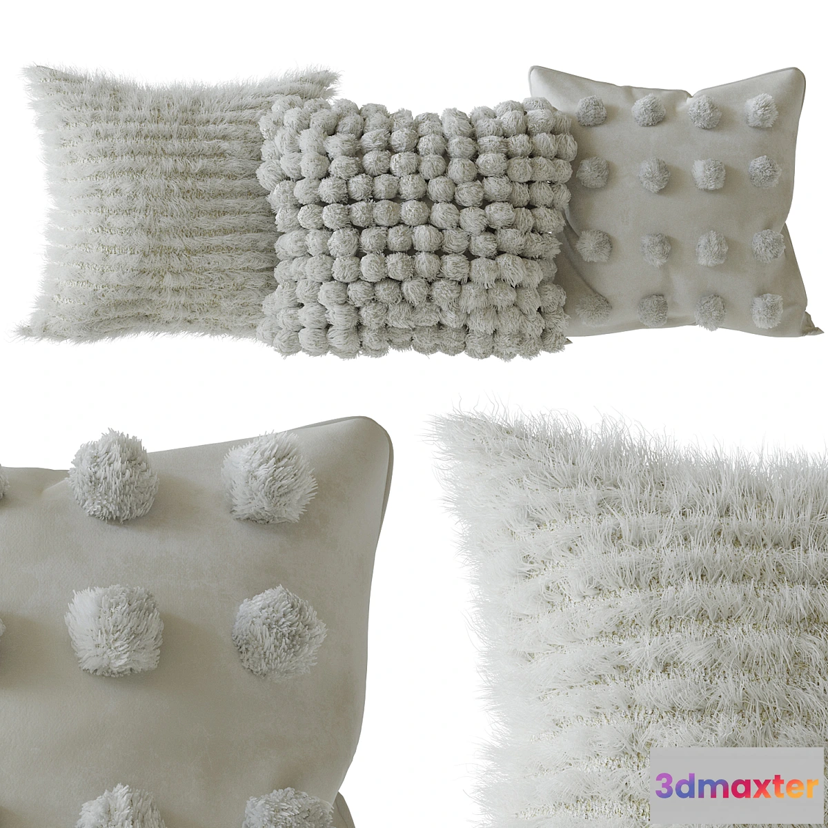 747257 - Scandinavian wool pillows - No.2