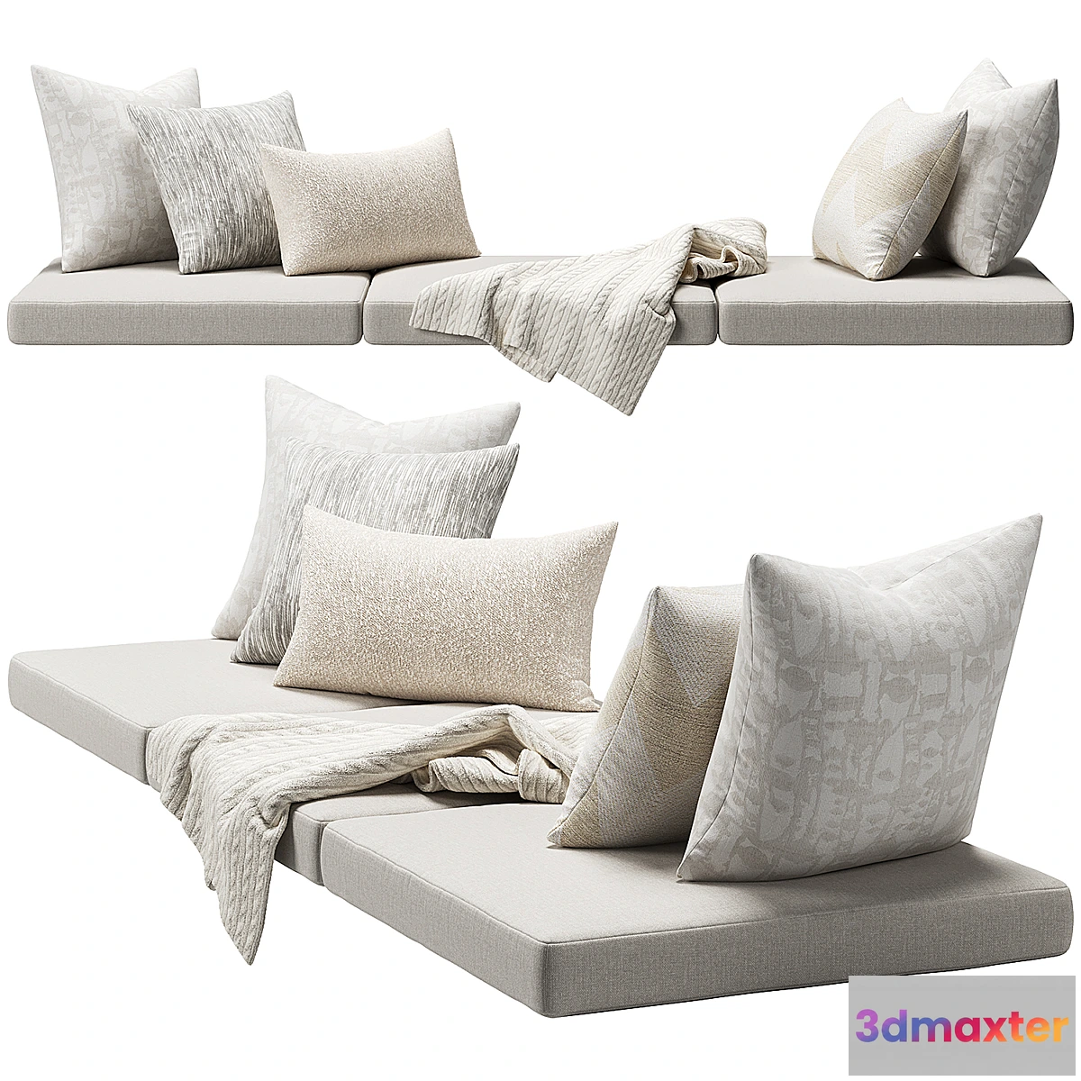 770101 - Window Seat Cushion Set 2 - No.2