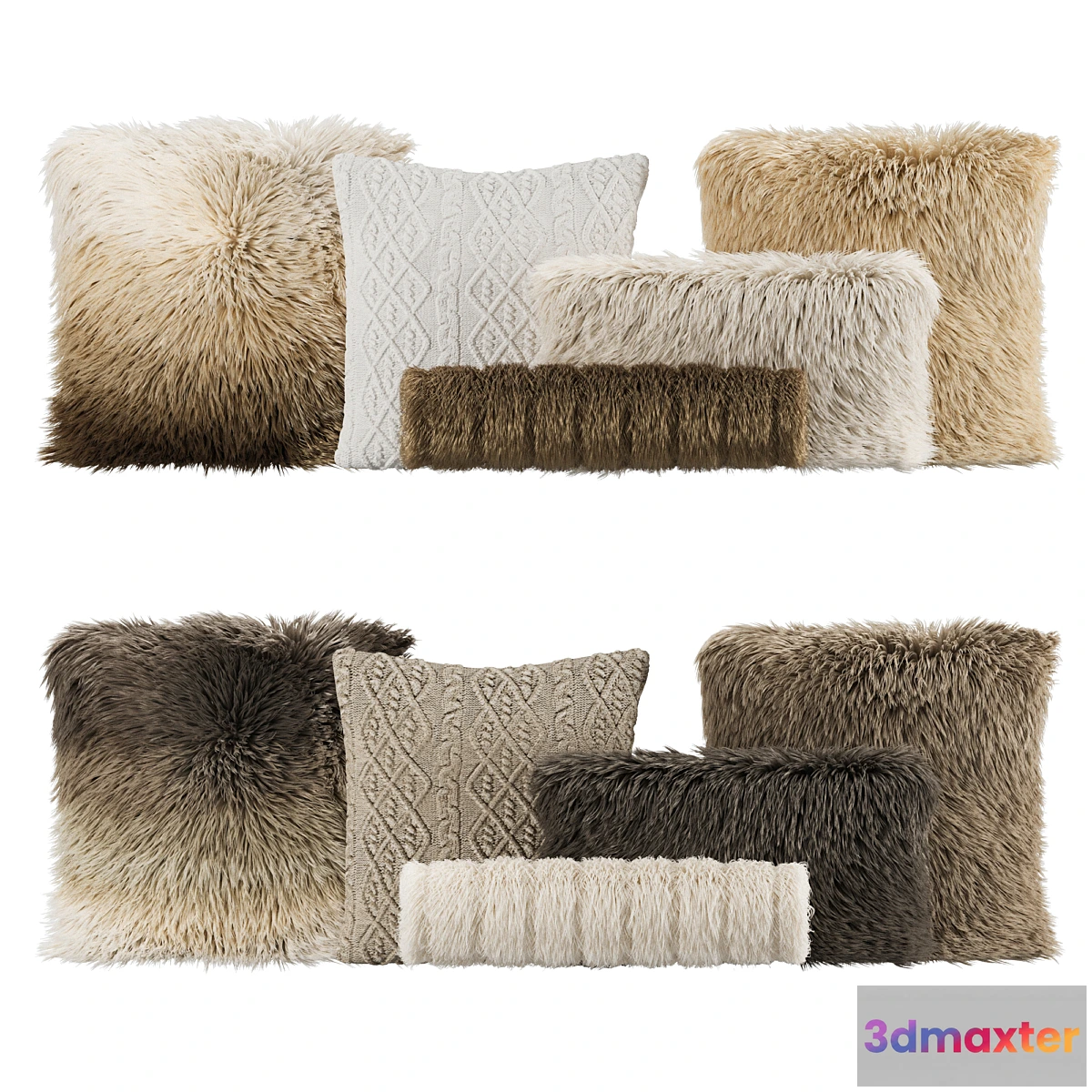 784970 - Fur Pillow set 003 - No.2