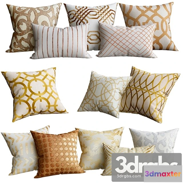 930642 - Gold cushion for sofa