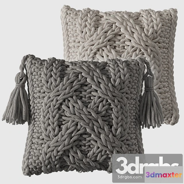 930694 - Knitted Pillows