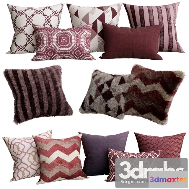 930766 - Purple Collection of Decorative Pillows