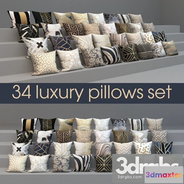 930812 - Set Of Luxury 34 Pillows