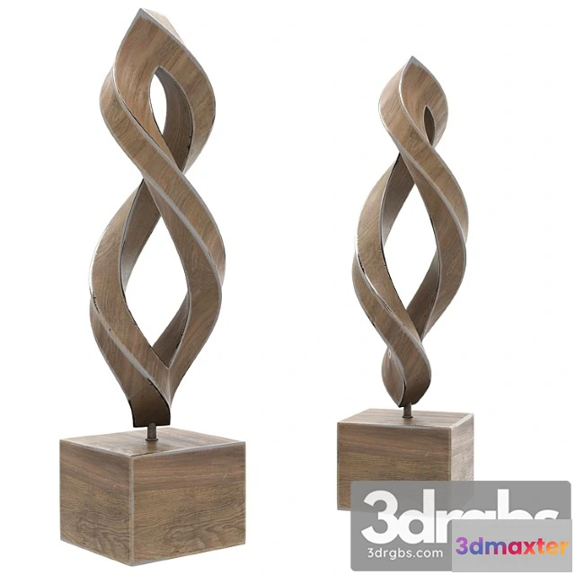 1022506 - Abstract twist sculpture