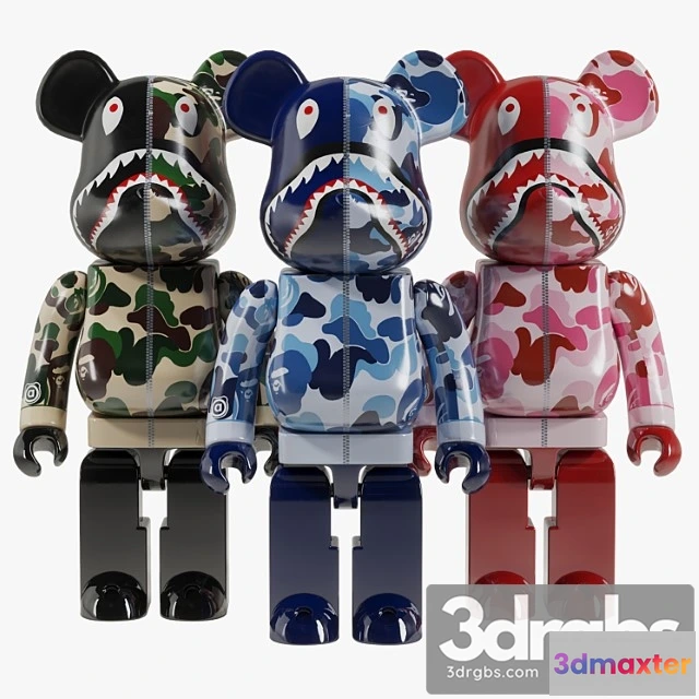 1022538 - bape abc camo shark