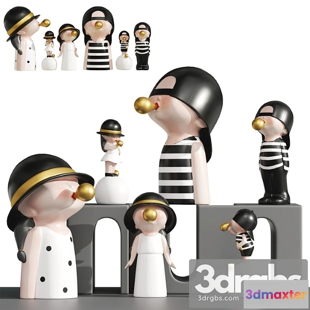 1022552 - Bubble blowing figurine statue ⅱ