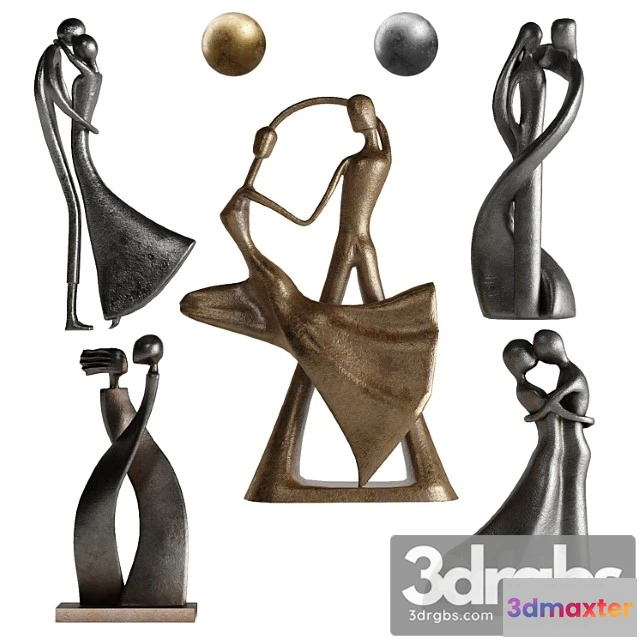 1022692 - Human abstract sculptures 6 love position