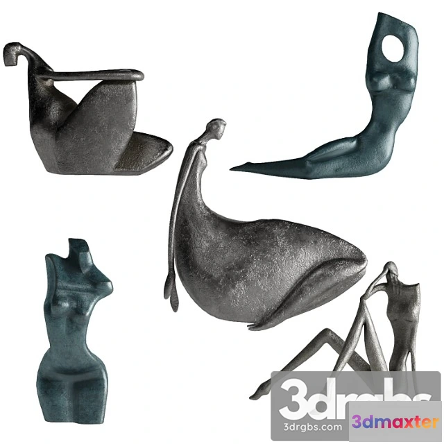 1022694 - Human abstract sculptures 7