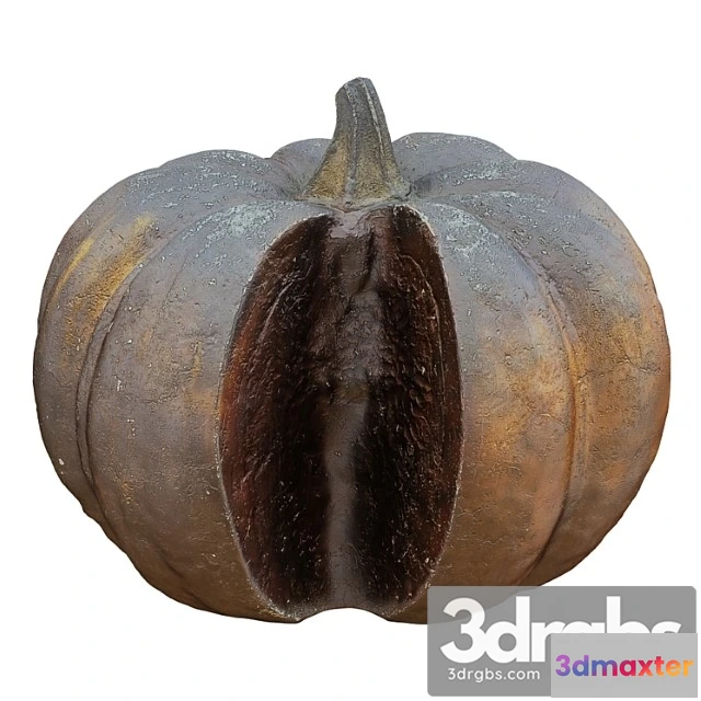 1022734 - Metal pumpkin sculpture