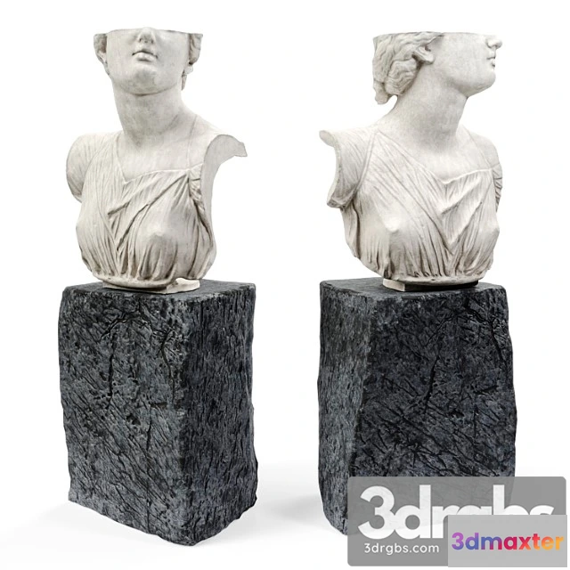 1022746 - Nioba bust pedestal
