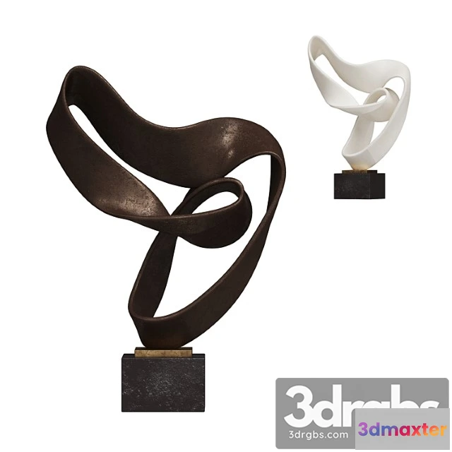 1022764 - Ribbon sculpture decor