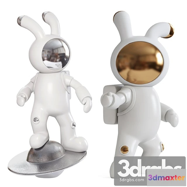 1022808 - Space rabbit sculpture