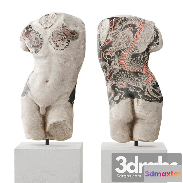 1022824 - Tattoo classic man torso