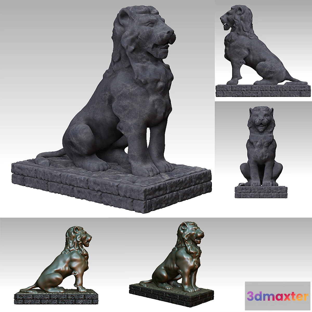 1268424 - Lion 3D Max