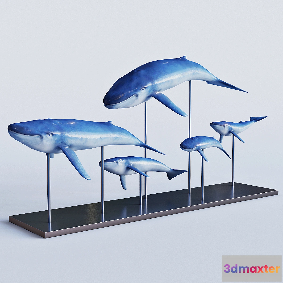 1278112 - Blue whales 3D Max