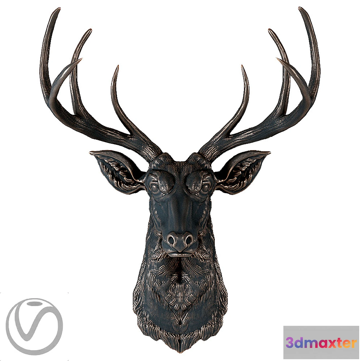 1300913 - Head of a deer 3D Max