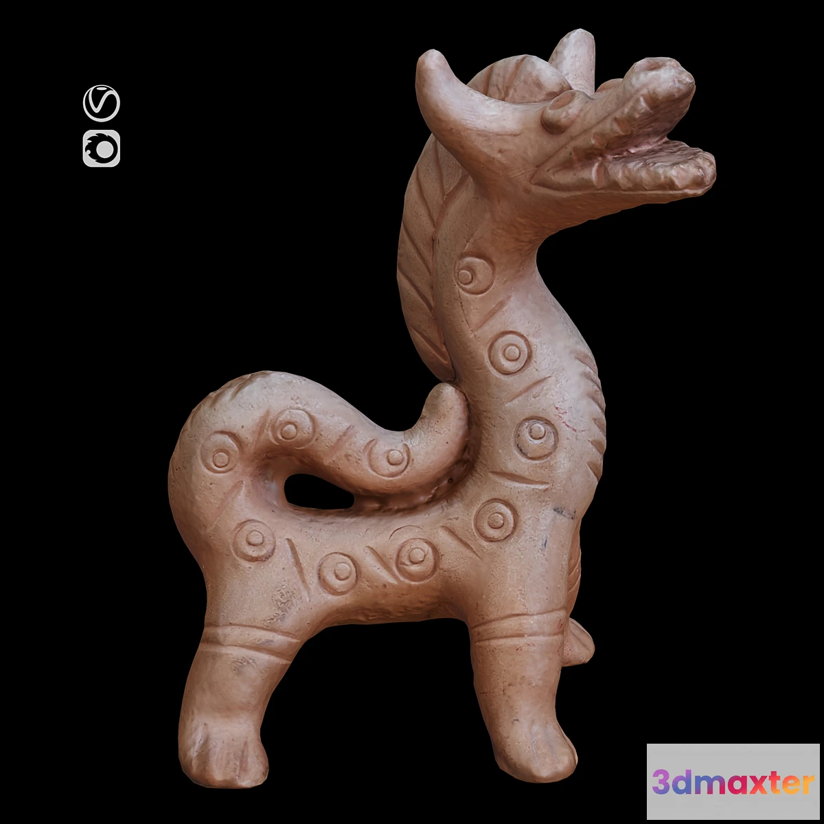 1307251 - Sculpture Dragon - No.2 3D Max