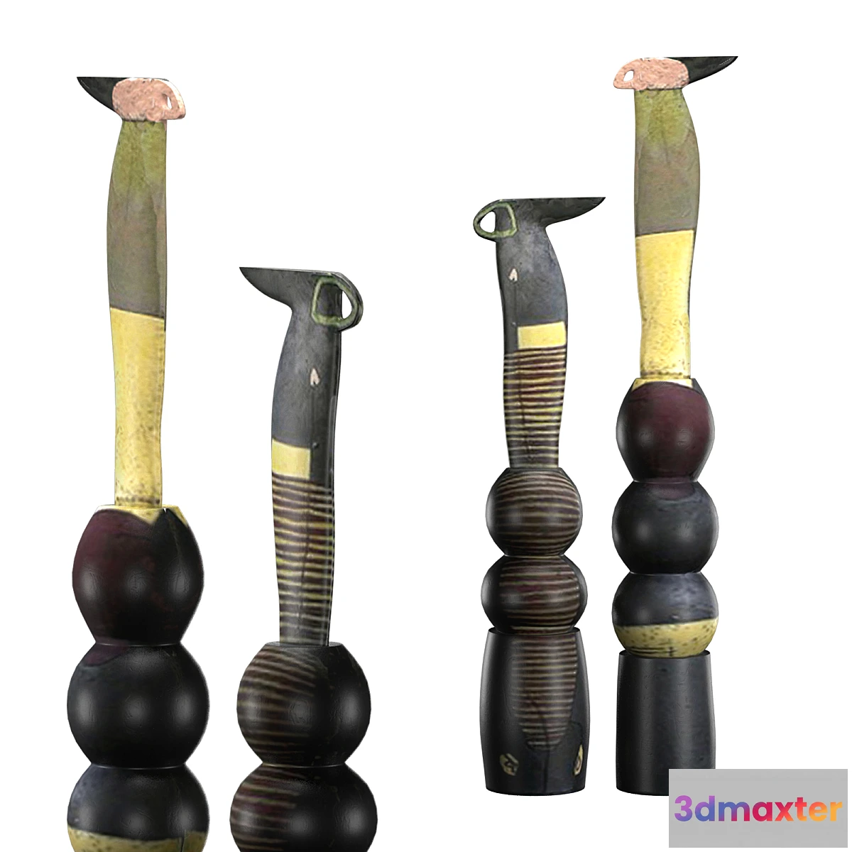 1308179 - totem sculptures - No.2 3D Max