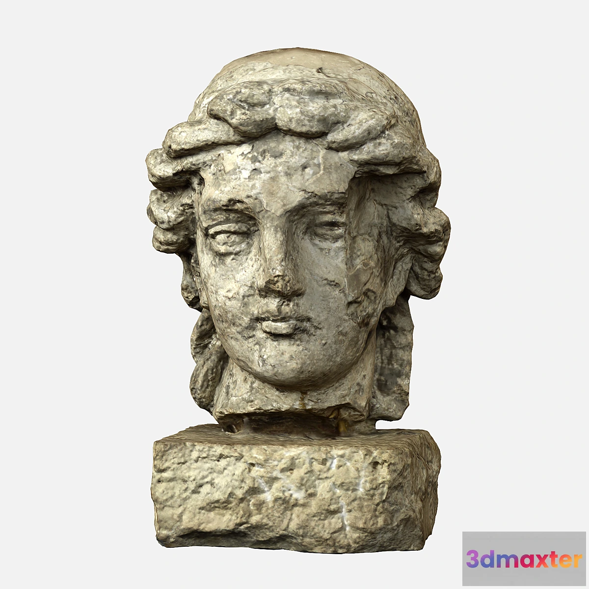 1308389 - Sculpture - female head 2 - No.2 3D Max