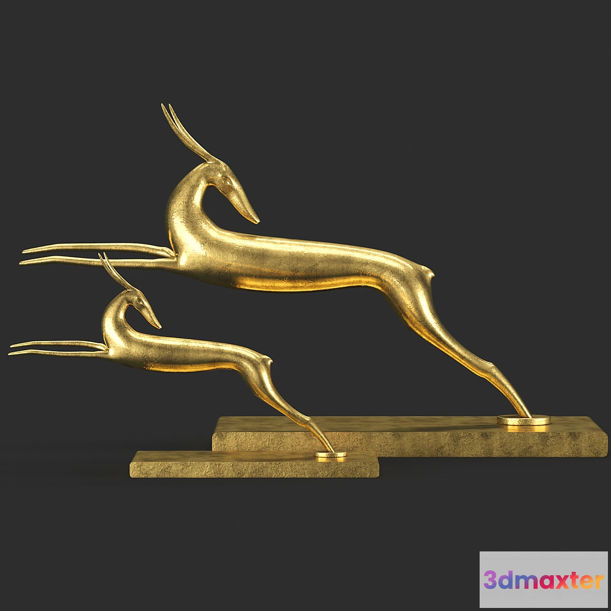 1311740 - Gazelle decorative 3D Max