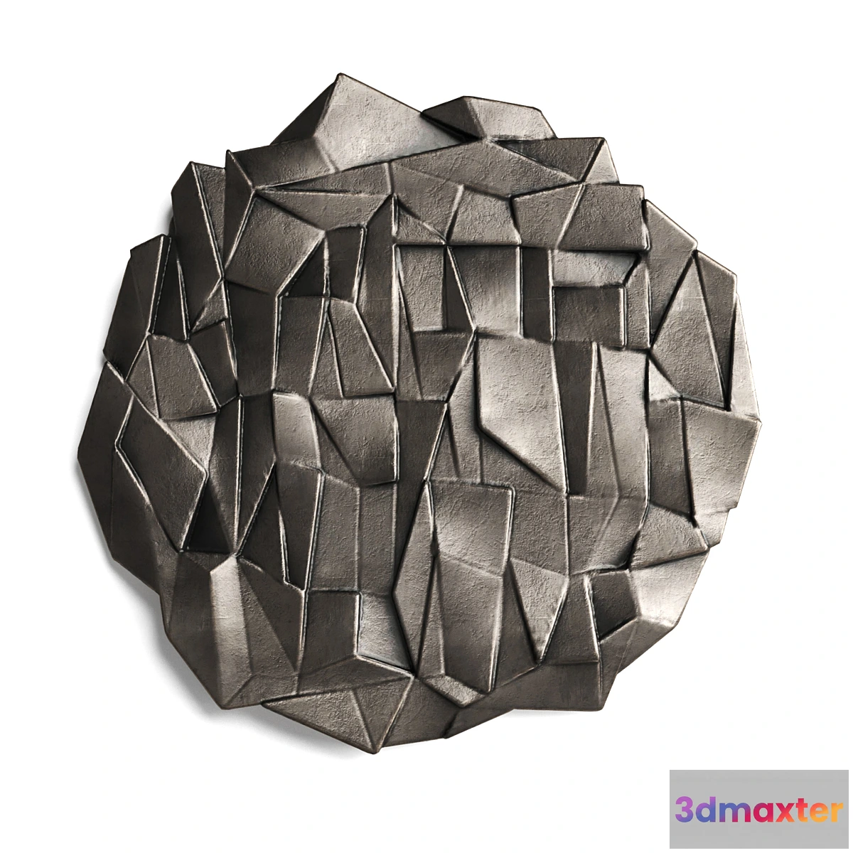 1331619 - metal origami wall panel 3D Max