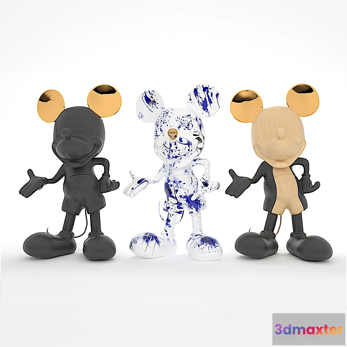 1344741 - mickey mouse leblon delienne 3D Max