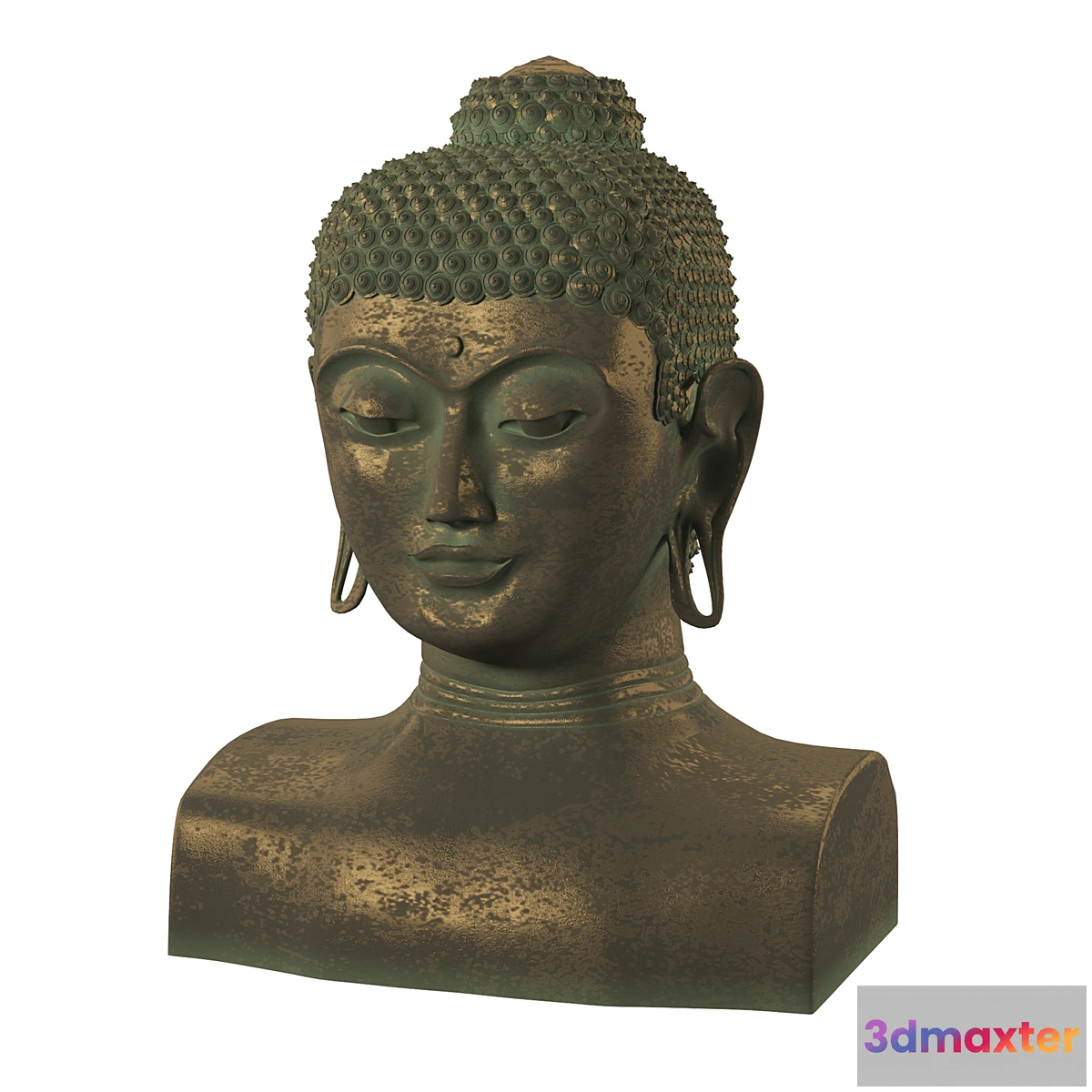 1350363 - buddha head 3D Max
