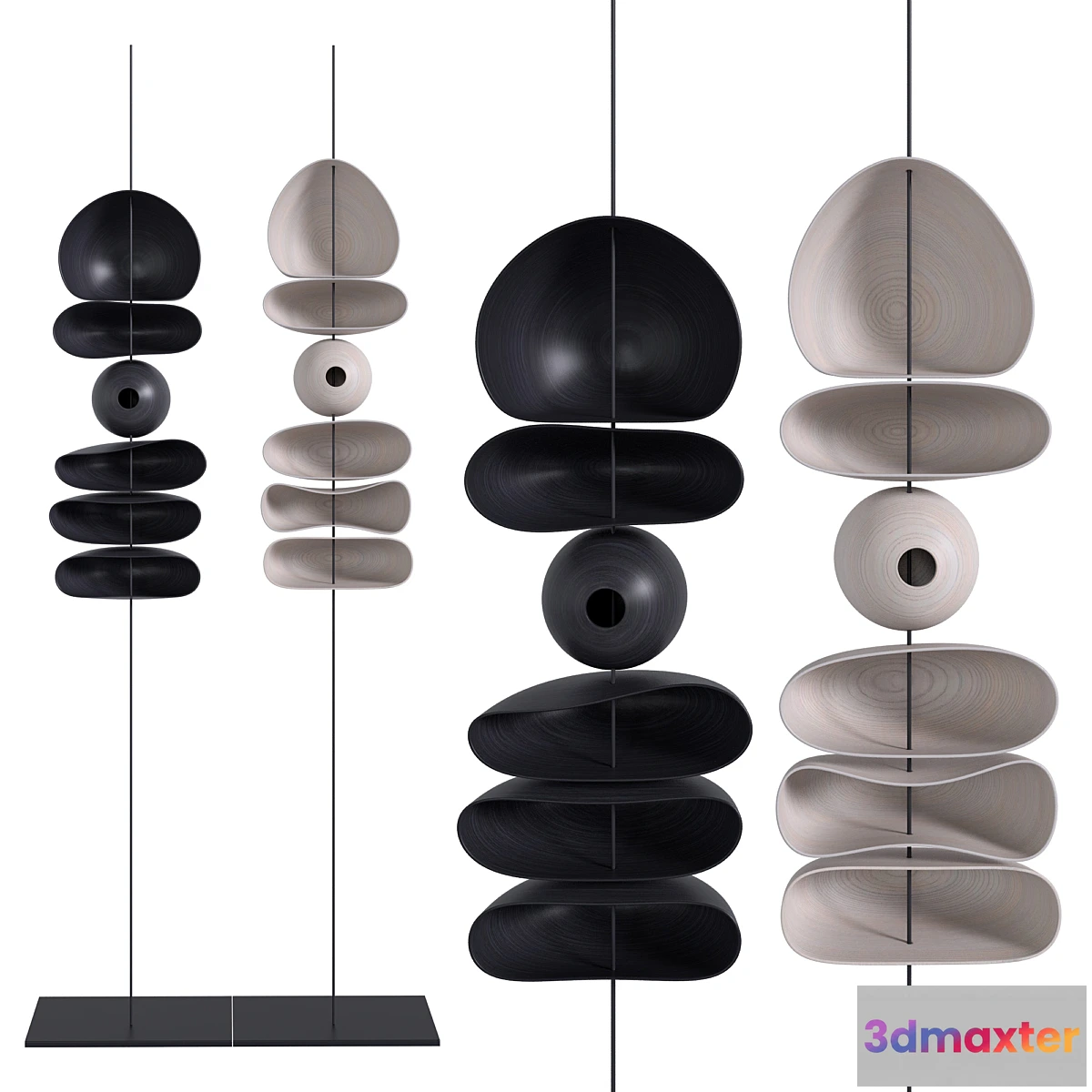 1351425 - Sculpture Organico Totem 3D Max