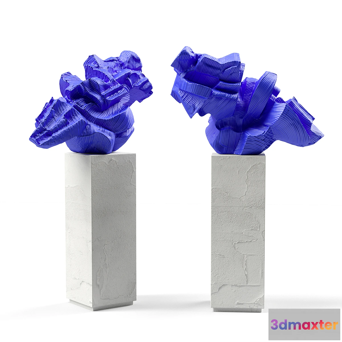 1394590 - Cubist abstract modern sculpture 3D Max