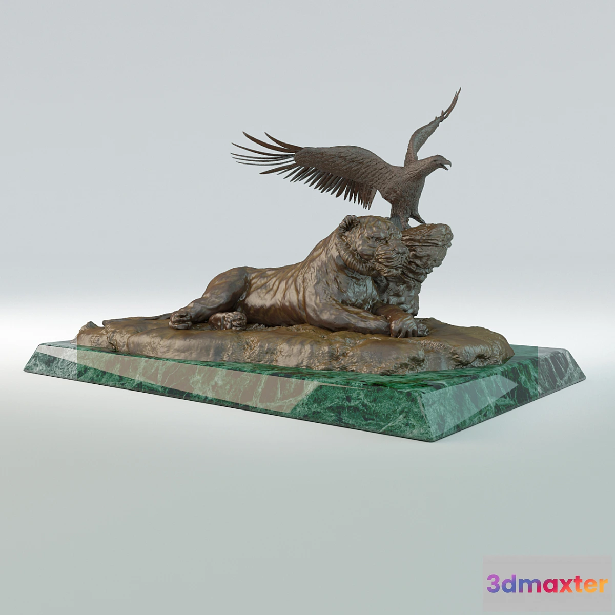 1397006 - Eagle and Tiger 3D Max