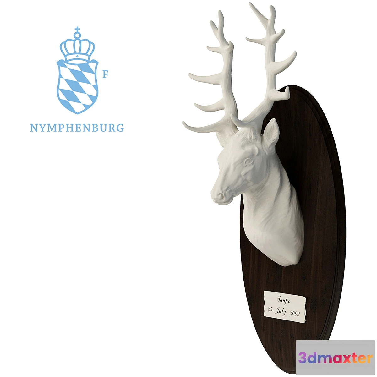 1398998 - Nymphenburg. Deer head. 3D Max