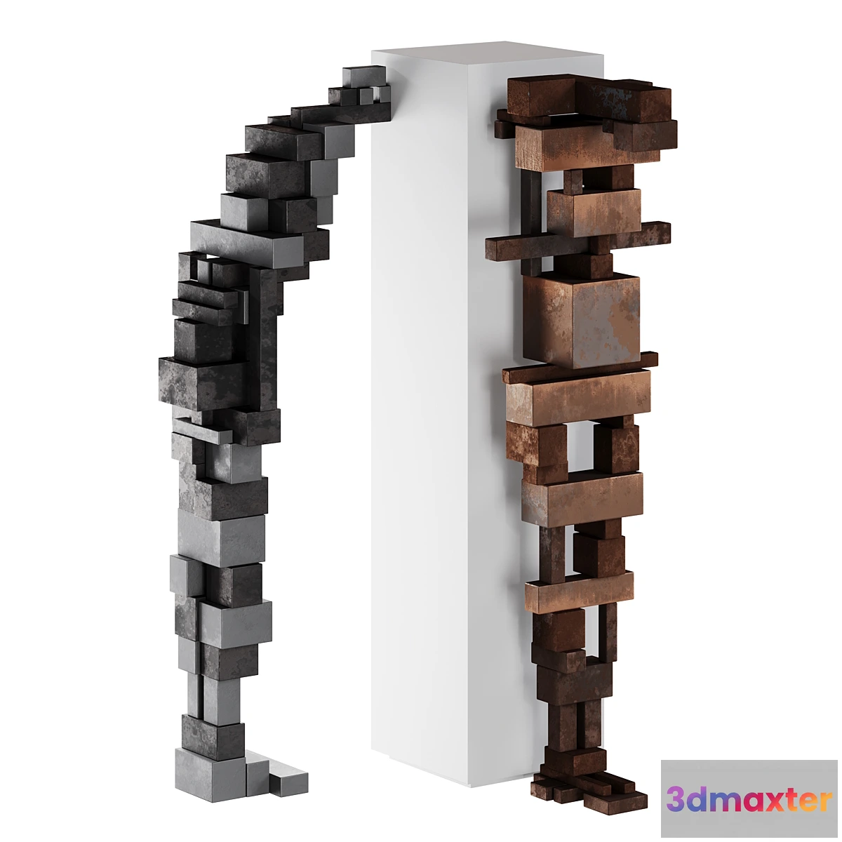 1405206 - ANTONY GORMLEY Propper Series Sculptures SET001 3D Max