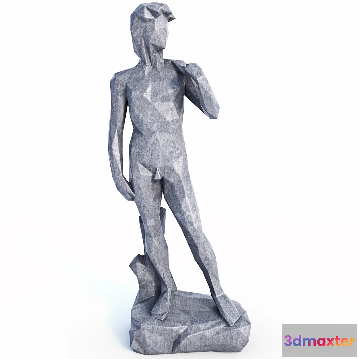 1406576 - David Sculpture in style Low Poly 3D Max