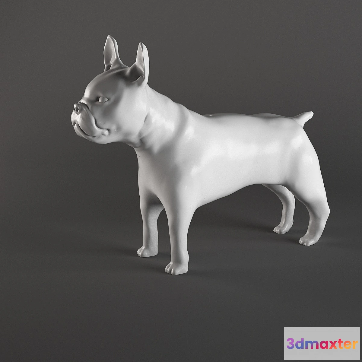 1407936 - French Bulldog Figurine 3D Max