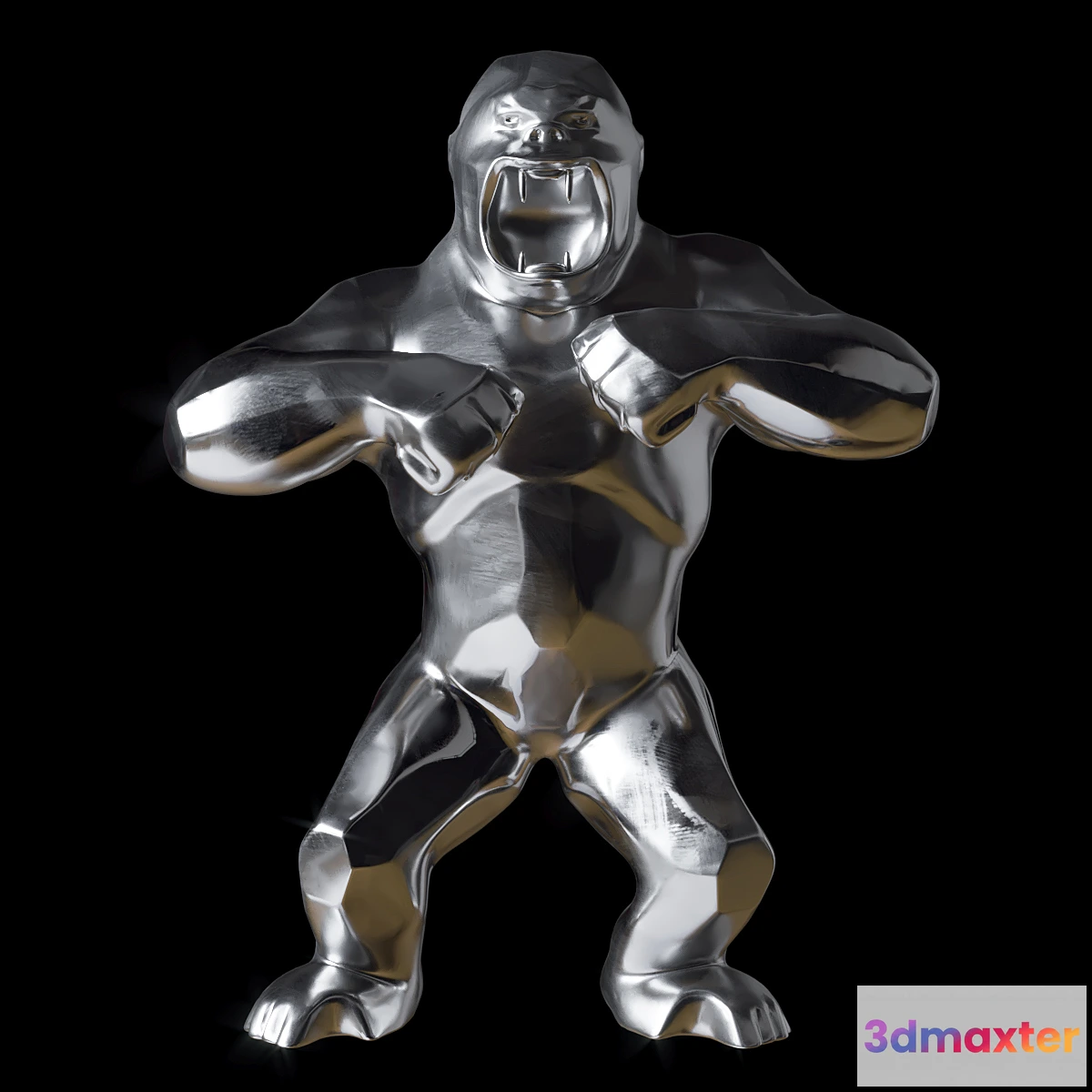 1409684 - Richard Orlinski Wild Kong 3D Max