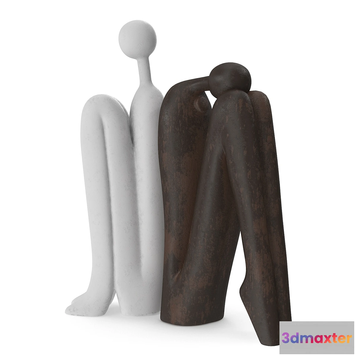 1414498 - Sitting Stickman Figurine 3D Max