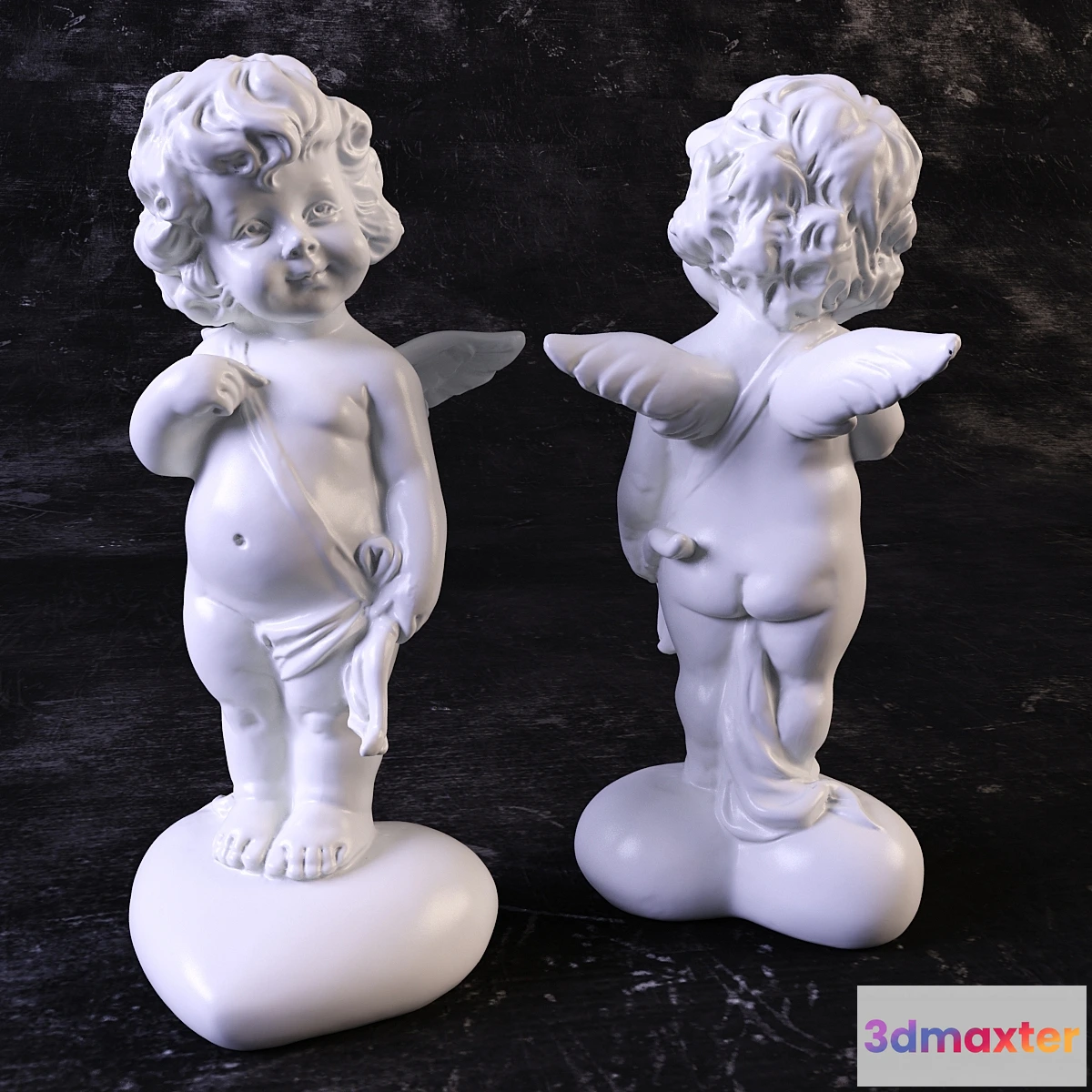 1415128 - Figurine Angel Cupid -3 3D Max