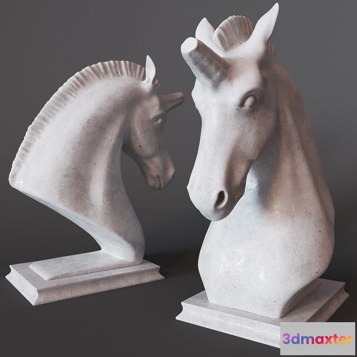 1415208 - Unicorn sculpture 3D Max
