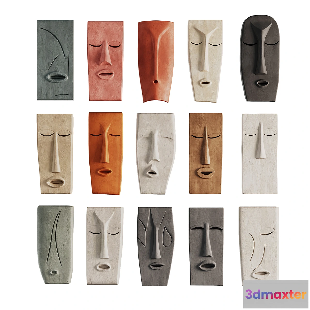1416194 - Wall Decor Mask 3D Max