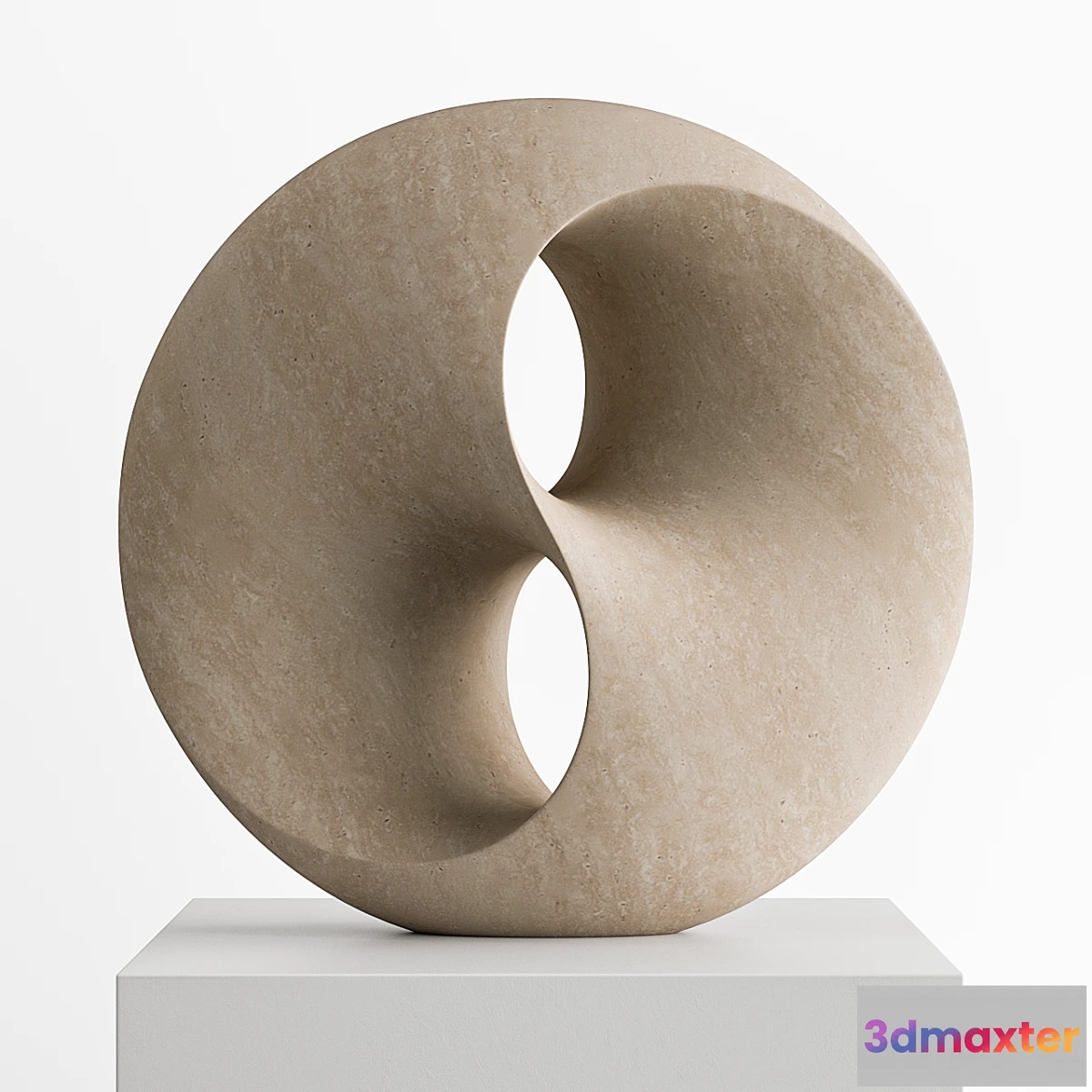 1418178 - Abstract sculpture. Mobius strip. trifoil knot 3D Max