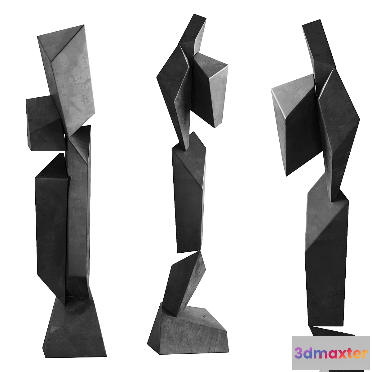 1419470 - 408 interior sculptures 15 minimalistic abstract modern angular artwork 01 3D Max