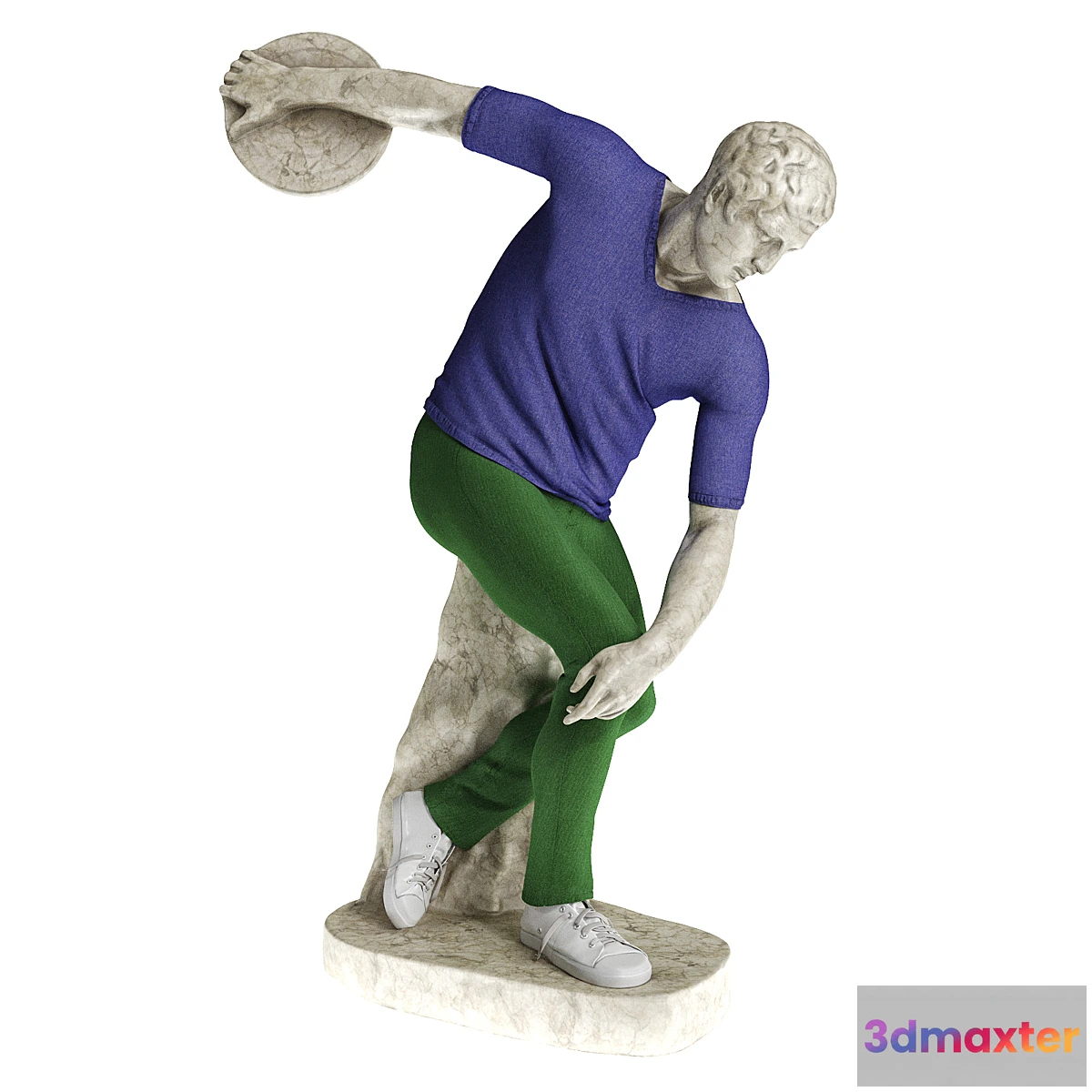 1420502 - Leo Caillard Discobolus cloth 3D Max