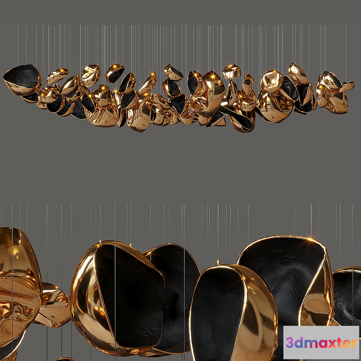 1424492 - Suspended sculptural composition Vargov Design - Deformity 3D Max