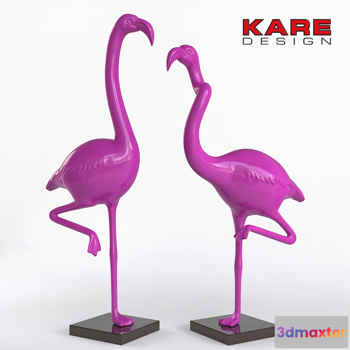 1429478 - KARE Deco Figurine Flamingo 3D Max