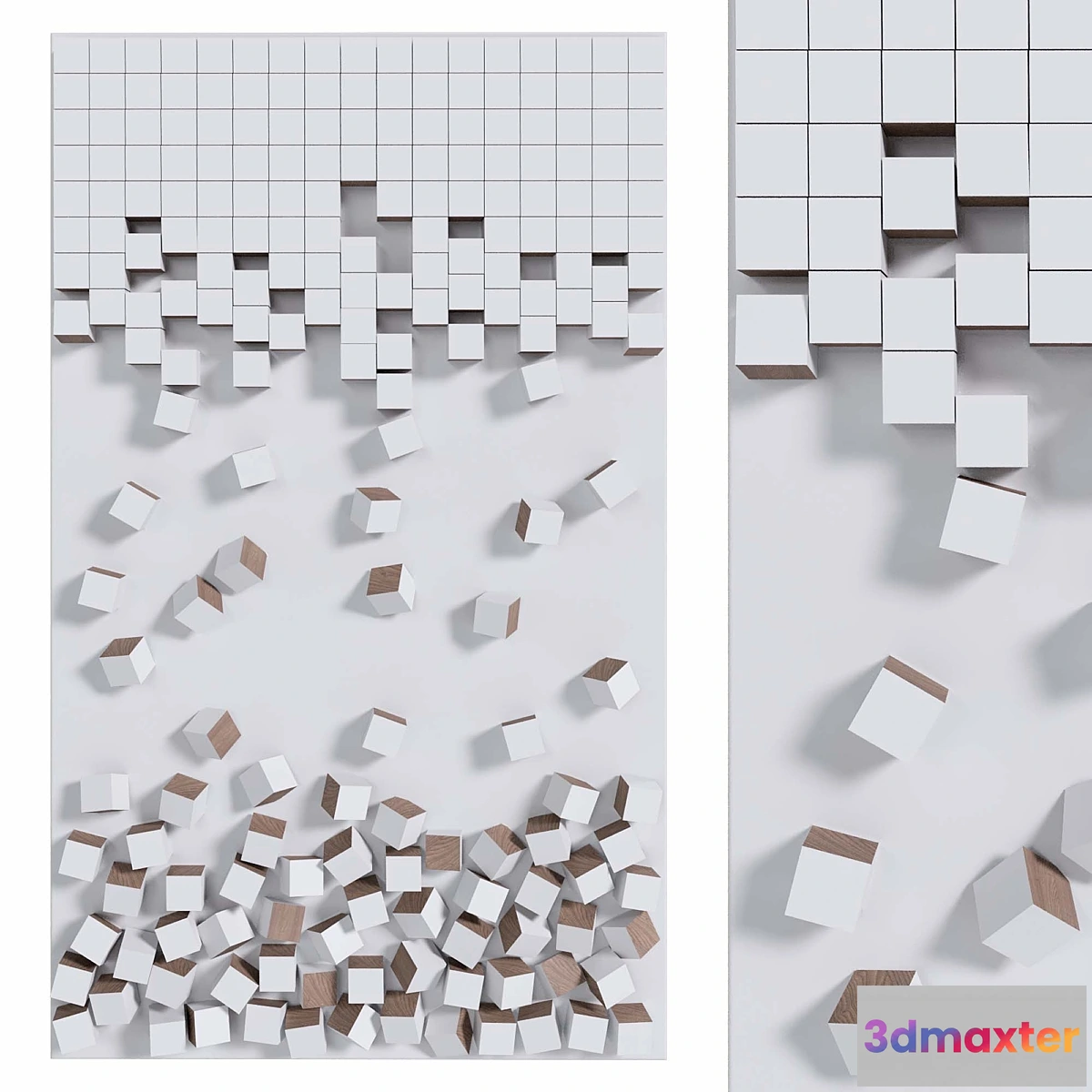 1432000 - Falling sculpture 3D Max