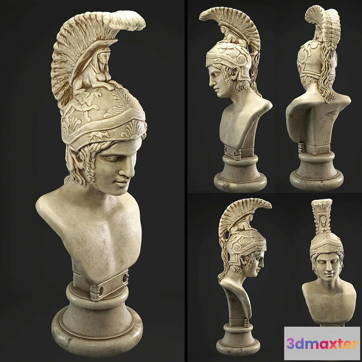 1432816 - Bust Ares 3D Max