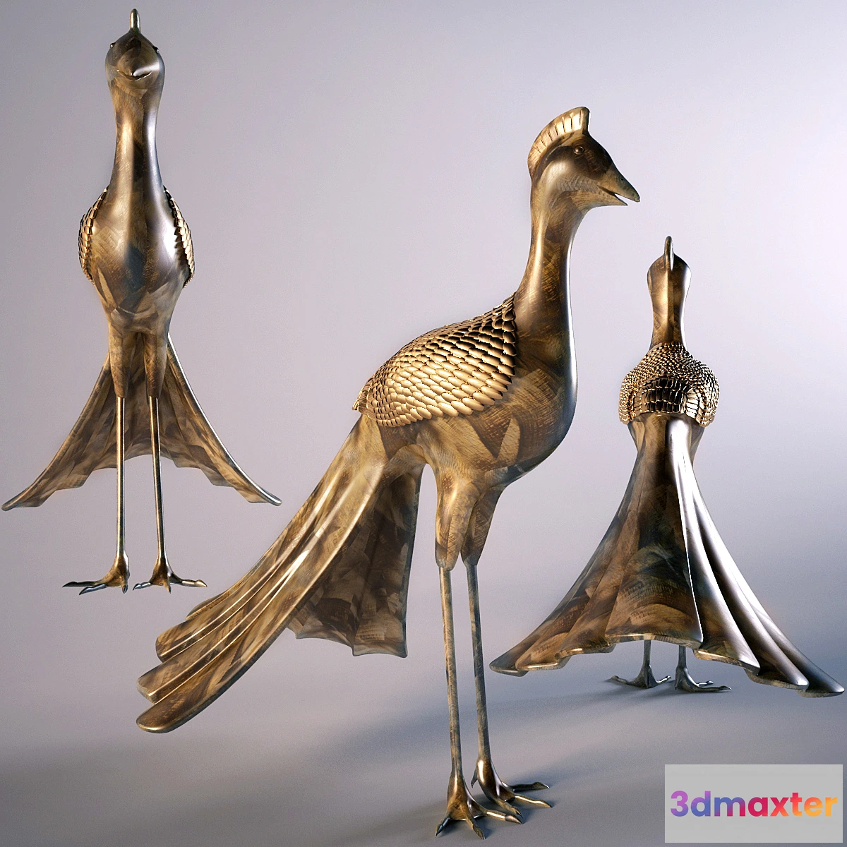1433976 - Bird sculpture 3D Max