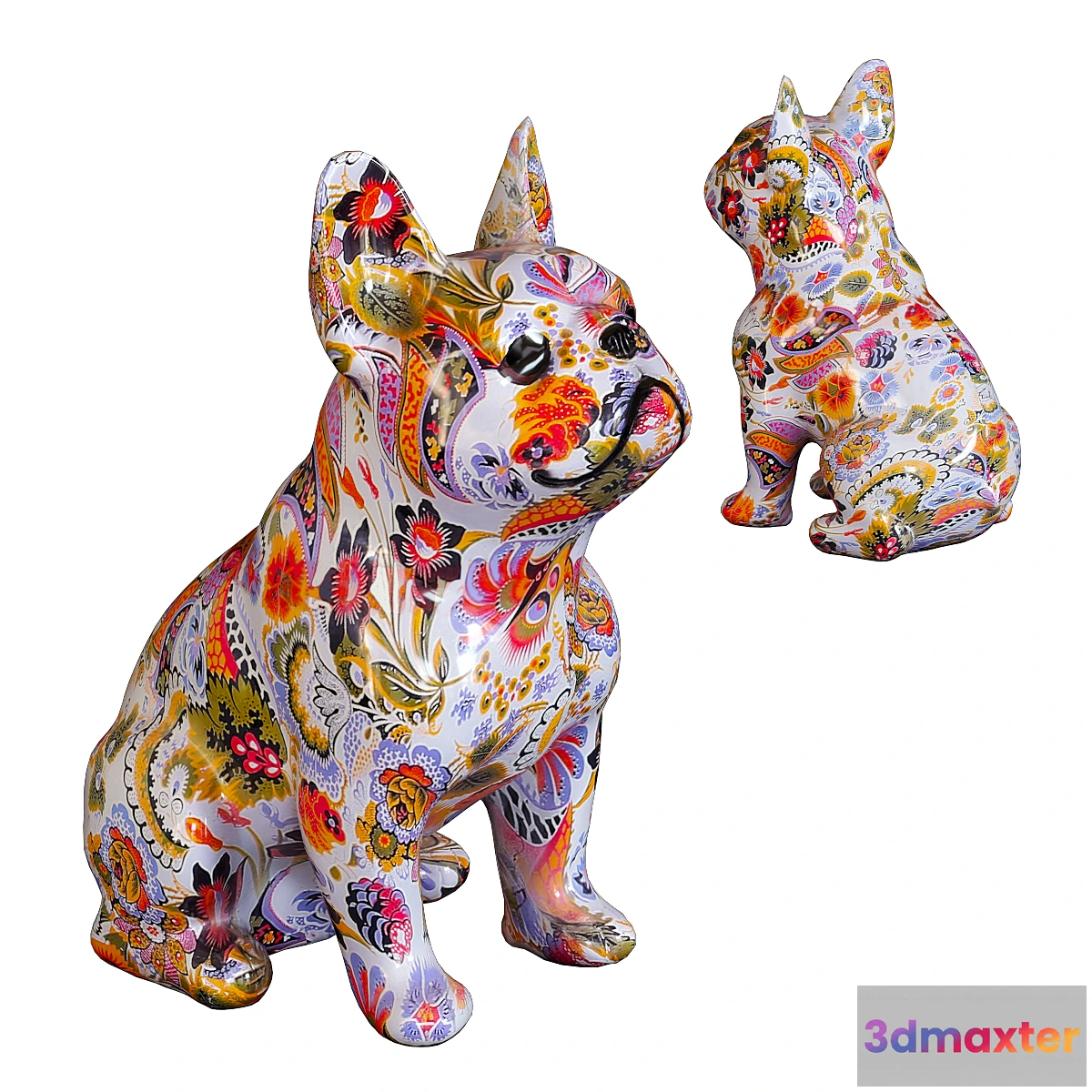 1437132 - Deco Figure French Bulldog 3D Max