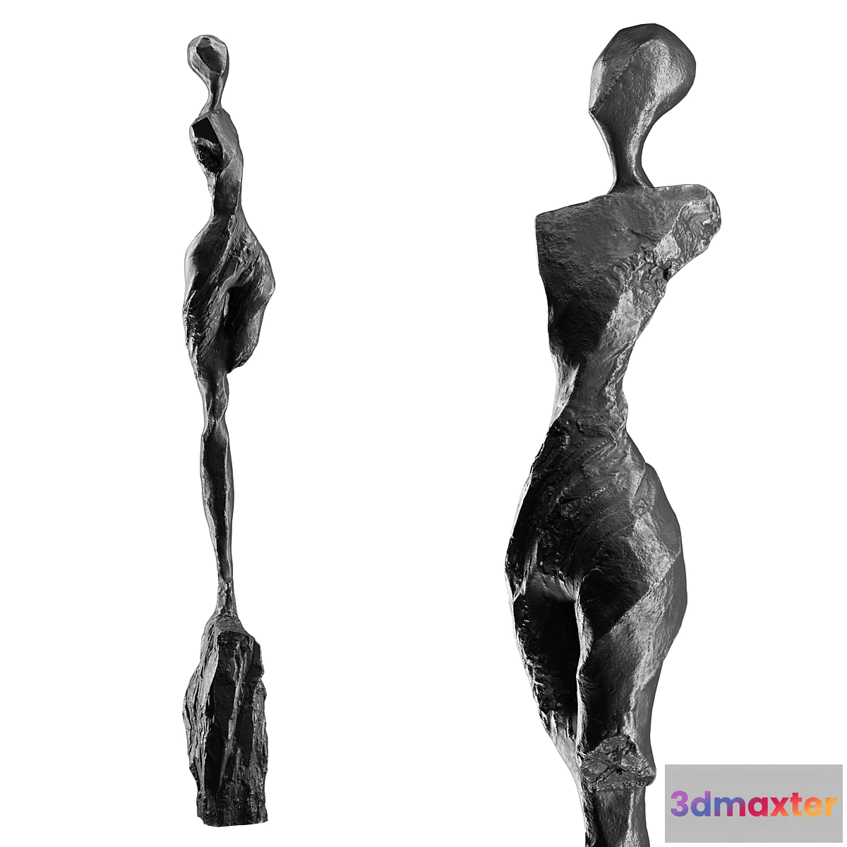 1439002 - Abstract human sculpture 12 3D Max