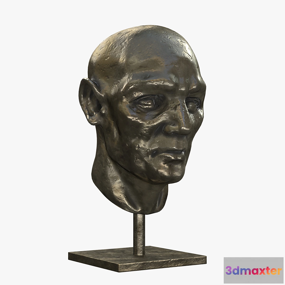 1440382 - Sculpture - male head 3D Max